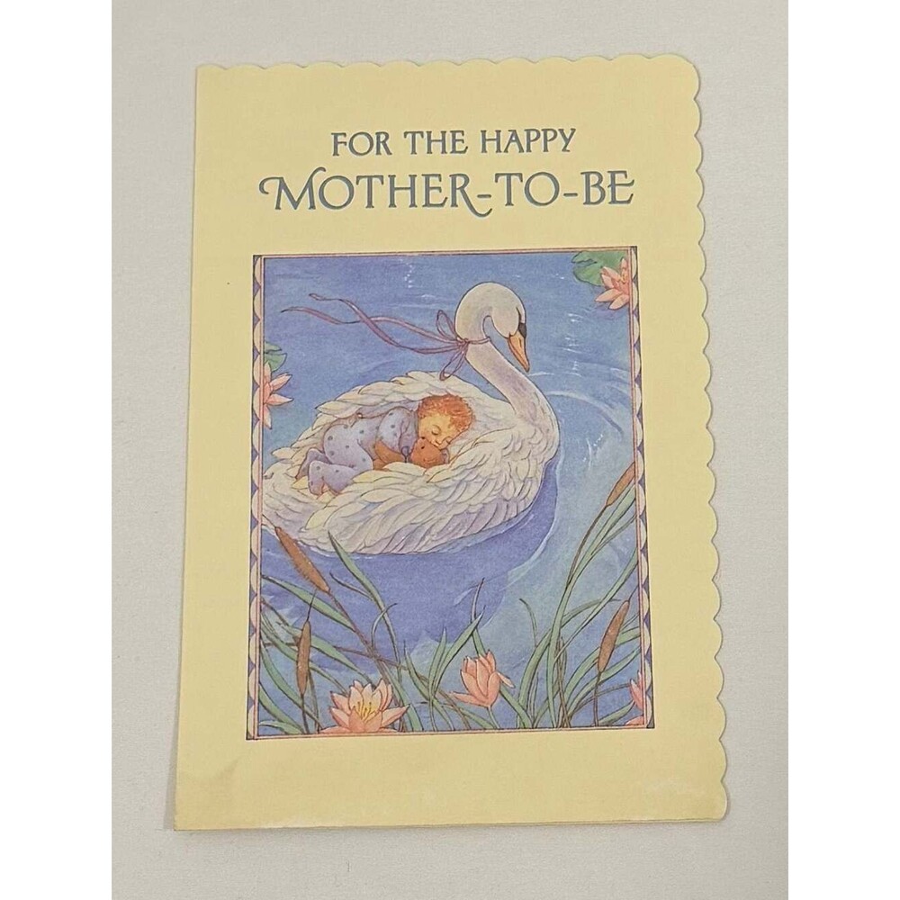 Vintage American Greetings Baby Shower Cards Lot of 8 with Envelopes